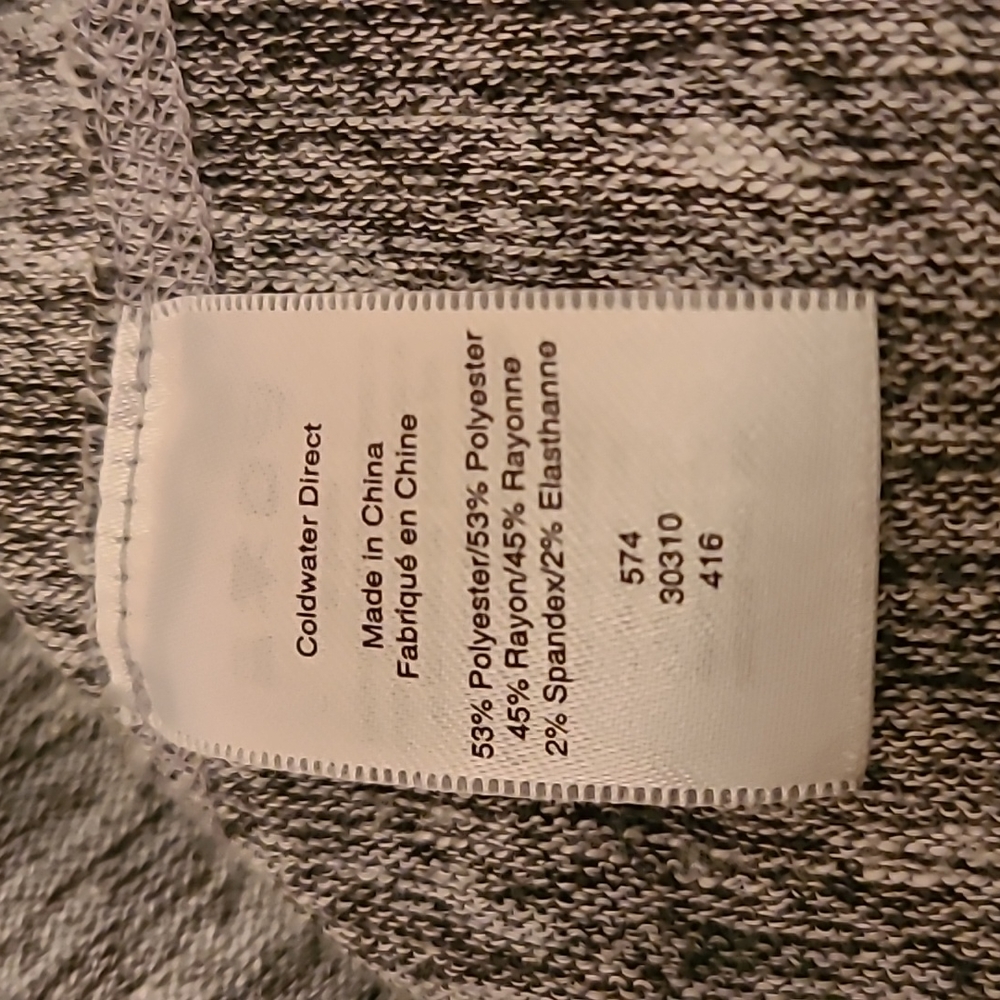 Coldwater Creek, hooded cardigan with front pockets.  Size PS. - Picture 4 of 7
